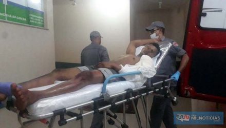José Allan foi ferido com três golpes de faca, sendo duas no braço e outra no tórax, lado esquerdo. Foto: MANOEL MESSIAS/Agência