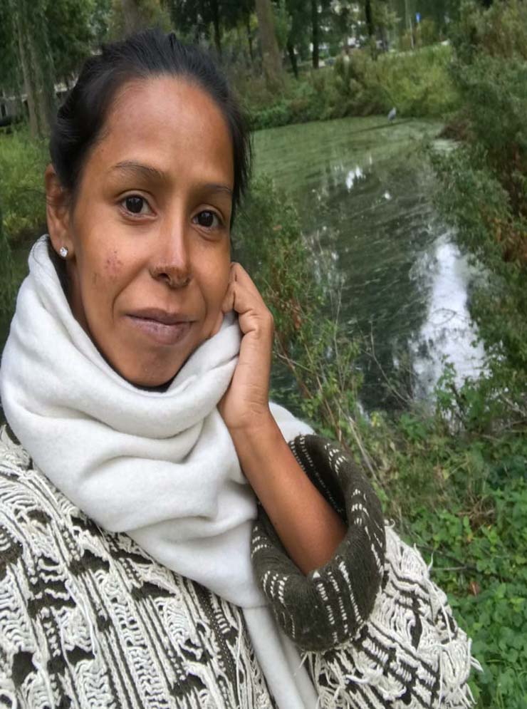 Patrícia de Oliveira dos Santos deixou o Brasil no dia 28 de setembro para encontrar o namorado holandês — Foto: Arquivo Pessoal.