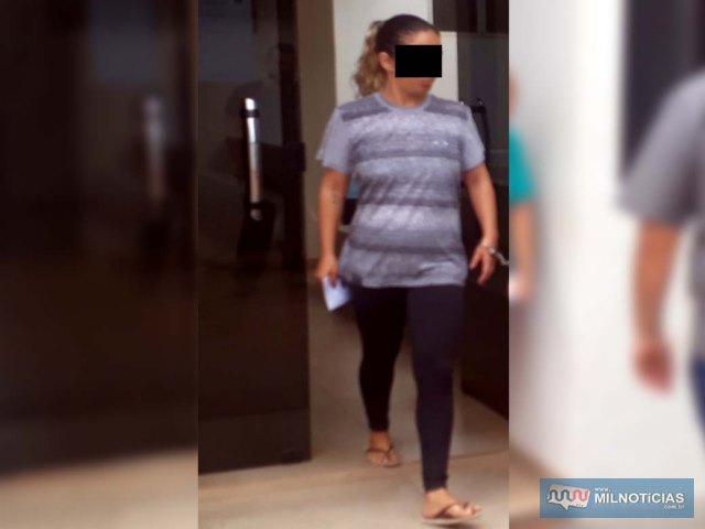 Rúbya Gracielle Barreto, de 32 anos, residente na cidade de Tupã, foi presa no sábado, 09, acusada de tráfico de drogas e liberada em audiência de custódia. Foto: MANOEL MESSIAS/Agência