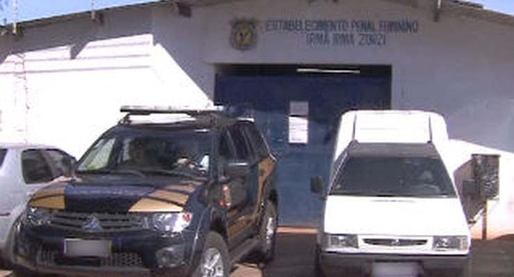 O corpo foi encontrado em uma das celas do Estabelecimento Penal Feminino “Irmã Irma Zorzi” — Foto: Reprodução/TV Morena.