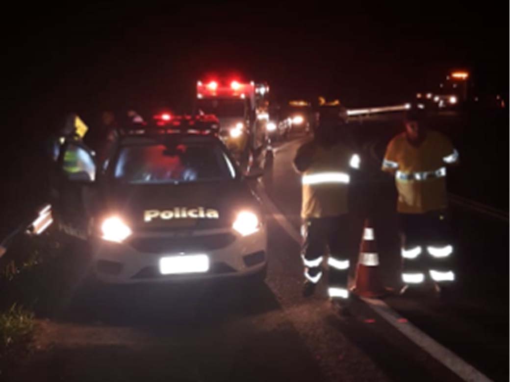 Pista no acesso para a Rondon precisou ser interditado. Foto: DIVULGAÇÃO