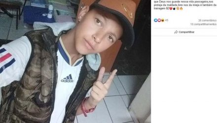 Adolescente andava de skate quando foi atingido pelo galho em Quintana — Foto: Facebook/ reprodução.