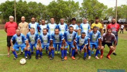 Equipe do Santo Antônio formou um time forte este ano e é candidata ao título da Copa Master 50 anos. Foto: MANOEL MESSIAS/Agência