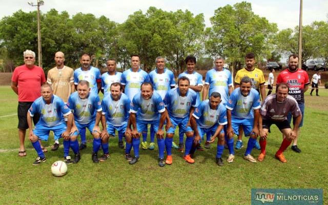 Equipe do Santo Antônio formou um time forte este ano e é candidata ao título da Copa Master 50 anos. Foto: MANOEL MESSIAS/Agência