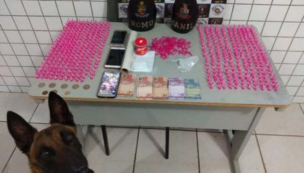 Drogas foram apreendidas e duas pessoas foram presas em Tatuí (SP) — Foto: Polícia Militar/Divulgação.