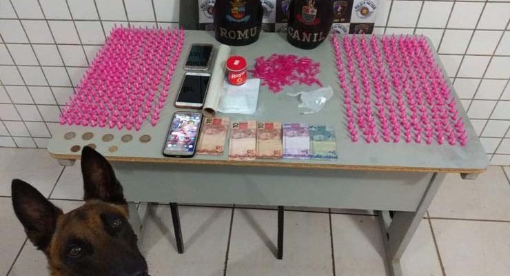 Drogas foram apreendidas e duas pessoas foram presas em Tatuí (SP) — Foto: Polícia Militar/Divulgação.