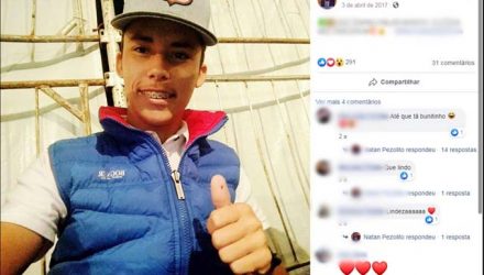 Natan Pezolito teve morte cerebral confirmado após ser baleado na cabeça em Mirassolândia — Foto: Reprodução/TV TEM
