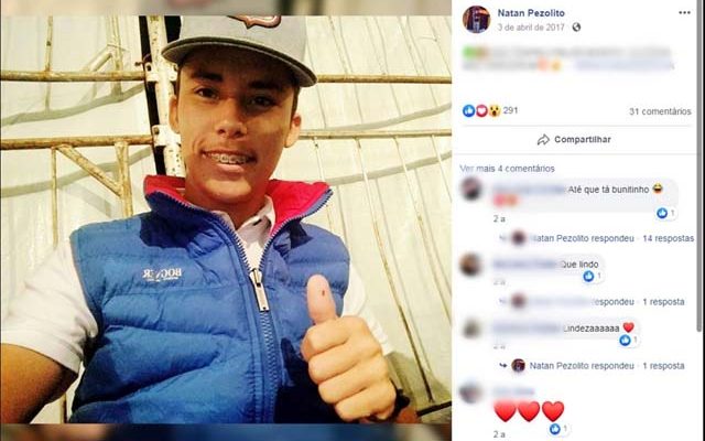 Natan Pezolito teve morte cerebral confirmado após ser baleado na cabeça em Mirassolândia — Foto: Reprodução/TV TEM