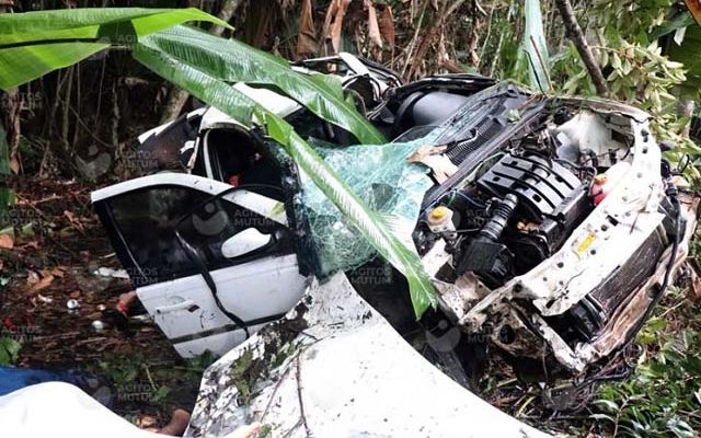 Cinco pessoas da mesma família morreram, e quatro ficaram gravemente feridas em um acidente em Nova Mutum/MT. Foto: Divulgação / Polícia Rodoviária