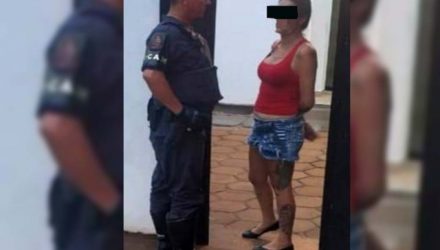 A cabeleireira Layra Marilyn Nunes, a “Laila”, 30 anos, foi presa acusada de tentativa de homicídio. Foto: DIVULGAÇÃO