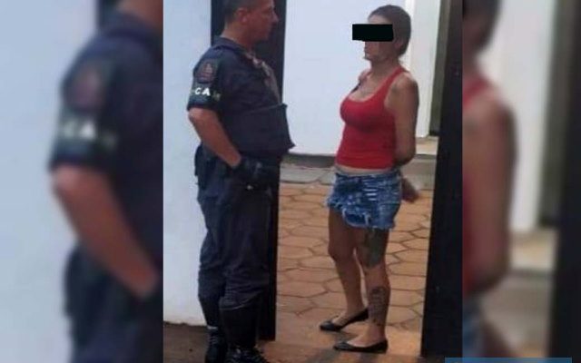 A cabeleireira Layra Marilyn Nunes, a “Laila”, 30 anos, foi presa acusada de tentativa de homicídio. Foto: DIVULGAÇÃO