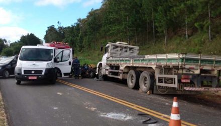 Acidente entre carro e caminhão deixa quatro mortos em vicinal — Foto: Arquivo Pessoal/Divulgação.