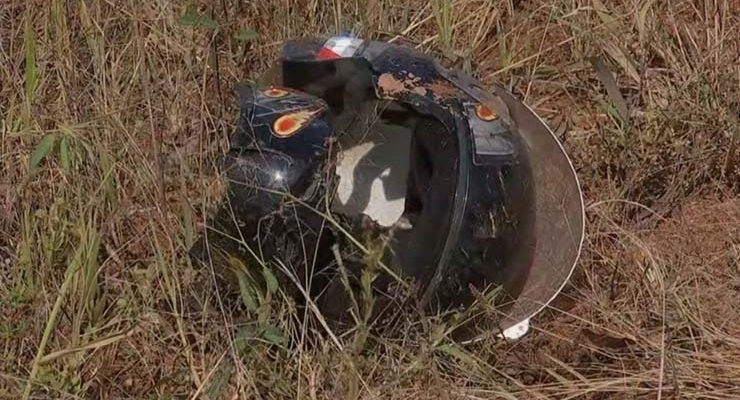 Homem em moto morreu atropelado por carro dirigido pelo filho adolescente em Jumirim (SP) — Foto: Reprodução/TV TEM.