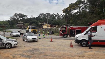 Ciclista morre em acidente na Rodovia Mogi-Bertioga — Foto: Israel de Almeida Nunes/Arquivo Pessoal.