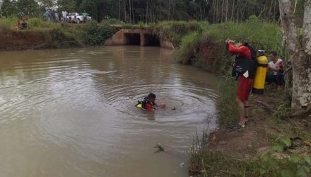 Bombeiros procuram bebê que teria sido jogado em rio — Foto: Polícia Civil-MT/Assessoria.