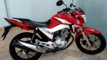 Motocicleta furtada é idêntica ao da fotografia. Foto: DIVULGAÇÃO