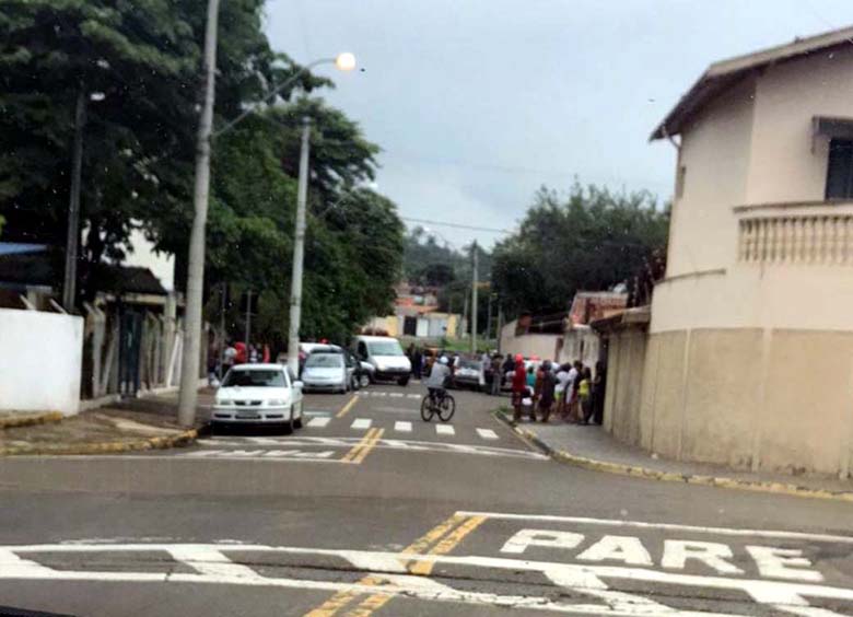 Rua Carlos Eduardo de Campos, no bairro Alvorada, em Piracicaba, onde ocorreu o crime. Foto: DIVULGAÇÃO