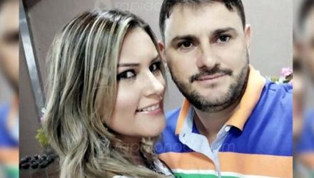 O guaraçaiense Sidney Secreto, o “Peruca”, de 39 anos, e a namorada Jéssica Alves Teixeira, de 28 anos, de Americana. Os dois morreram.  Foto: Facebook