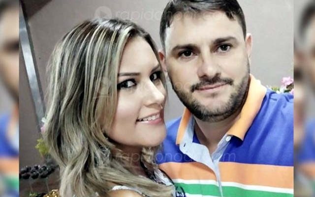 O guaraçaiense Sidney Secreto, o “Peruca”, de 39 anos, e a namorada Jéssica Alves Teixeira, de 28 anos, de Americana. Os dois morreram.  Foto: Facebook