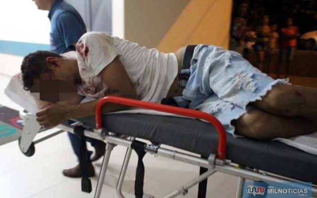 Walison Andrade de Oliveira, o "Bebê", 18 Anos, sofreu traumatismo craniano. Foto: MANOEL MESSIAS/Mil Noticias