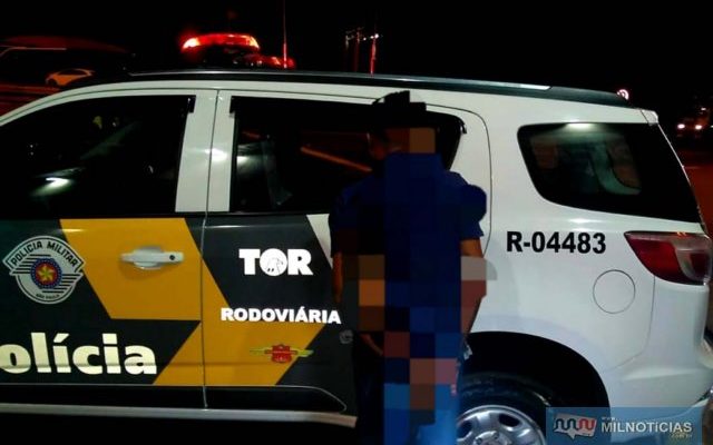 A Polícia Militar Rodoviária prendeu  J. J. S., de 26 anos, acusado de latrocínio em Mirandópolis. Foto: DIVULGAÇÃO