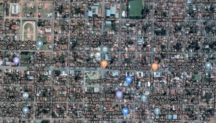 Caso aconteceu na cidade de Ouro Verde. Foto: Google Maps/Reprodução