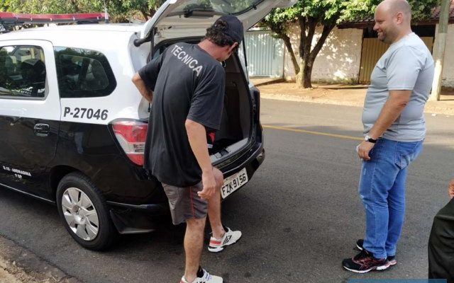 Técnico de som foi capturado por força de mandado de prisão expedido pela Comarca de Andradina. Foto: MANOEL MESSIAS/Agência