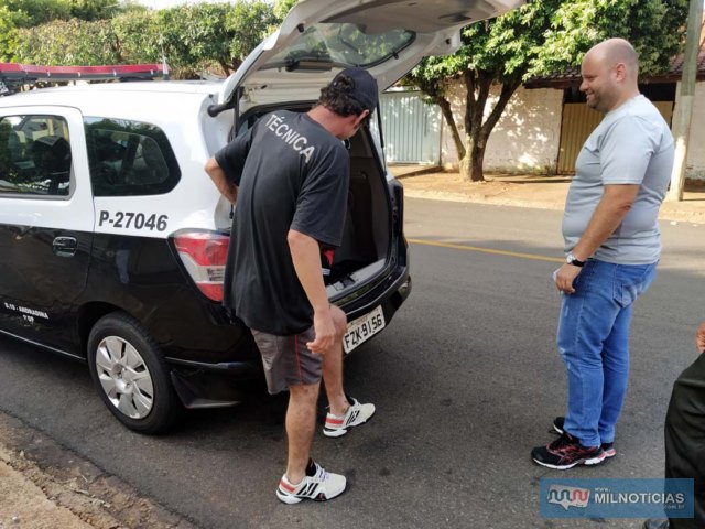 Técnico de som foi capturado por força de mandado de prisão expedido pela Comarca de Andradina. Foto: MANOEL MESSIAS/Agência