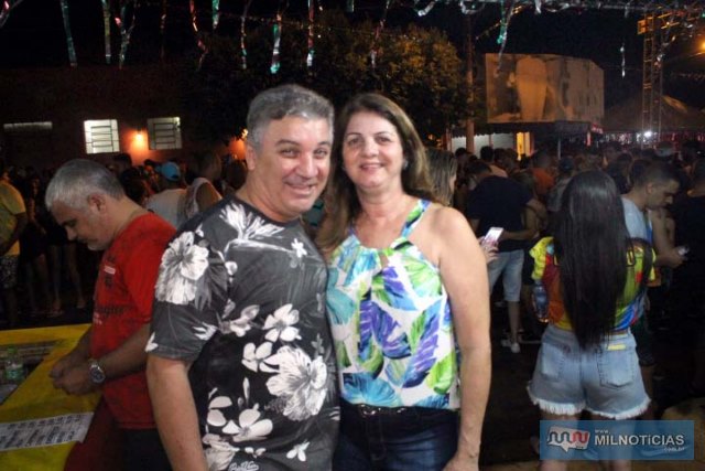 Prefeito de Murutinga do Sul, Gilson Pimentel e sua esposa Sueli Pimentel. Foto: MANOEL MESSIAS/Mil Noticias