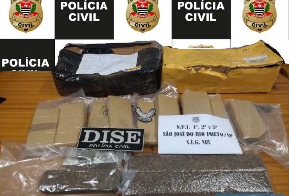 Entorpecentes foram encontrados dentro de caixas enviadas pelos Correios em Catanduva. Foto: Arquivo Pessoal