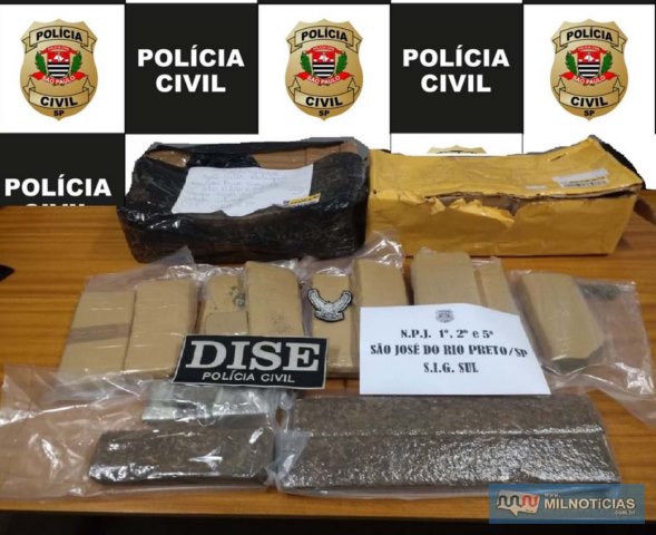 Entorpecentes foram encontrados dentro de caixas enviadas pelos Correios em Catanduva. Foto: Arquivo Pessoal