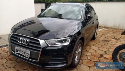 Veículo Audi Q3, na cor preto, tinha registro de furto, e havia sido locado e não devolvido no prazo legal. Fotos: MANOEL MESSIAS/Agência