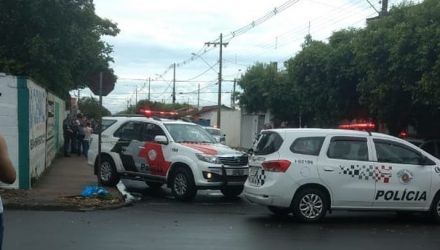 Policiais realizaram um cerco para prender homem em Birigui — Foto: Arquivo Pessoal