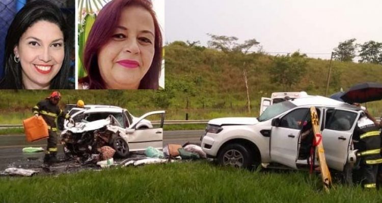 As vitimas fatais foram Karine Almeida, de 36 anos, e Angela da Silva Avezan, 52 anos. Foto: Tupaense Noticias