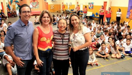 São aproximadamente 6 mil alunos dos Centros de Educação Infantil e Ensino Fundamental que retornam às aulas. Foto: Secom/Prefeitura