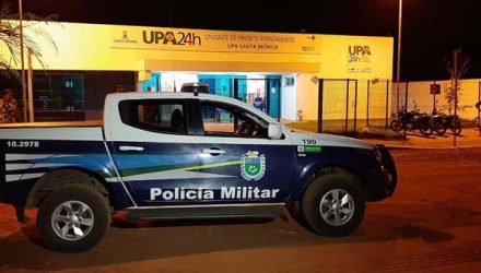 Adolescente baleado foi levado por parentes para a UPA Santa Mônica, em Campo Grande (MS). — Foto: Flávio Dias/G1 MS.