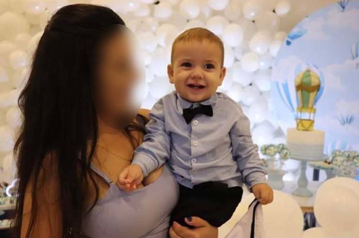 Menino de 1 ano morreu após acidente entre 2 carros e carreta na BR-163 em Sorriso — Foto: Facebook/Reprodução.
