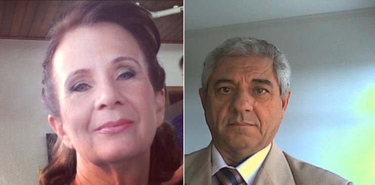 Cláudio Santos Alves da Silva, de 71 anos, Cleide Gaudêncio Silva, de 68 anos, morreram depois que o carro deles capotou na BR-070 em Várzea Grande — Foto: Facebook/Reprodução.