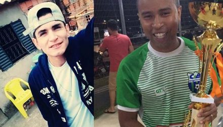 Jeferson Fernando Neres (à esquerda), de 26 anos, e Wize Siqueira Monteiro (à direita), de 28 anos, foram mortos em Primavera do Leste — Foto: Facebook/Reprodução.