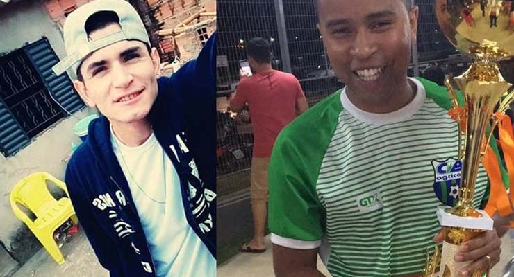 Jeferson Fernando Neres (à esquerda), de 26 anos, e Wize Siqueira Monteiro (à direita), de 28 anos, foram mortos em Primavera do Leste — Foto: Facebook/Reprodução.