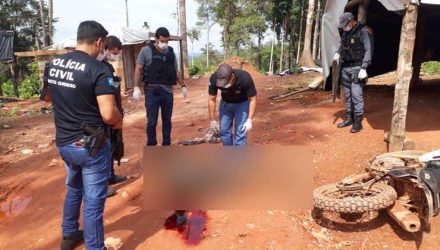 Jovem é morto a tiros em garimpo ilegal em MT após chegar há poucos meses no local — Foto: Polícia Civil de Mato Grosso.