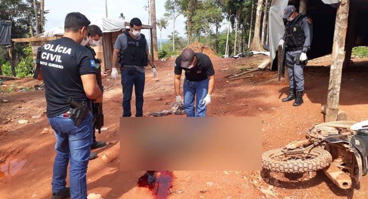 Jovem é morto a tiros em garimpo ilegal em MT após chegar há poucos meses no local — Foto: Polícia Civil de Mato Grosso.