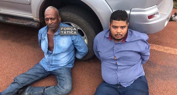 Homens foram presos suspeitos de morte de advogado em Juara — Foto: Divulgação.