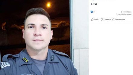 Tenente da Polícia Militar morre em acidente com viatura em Avaré — Foto: Facebook/Reprodução.