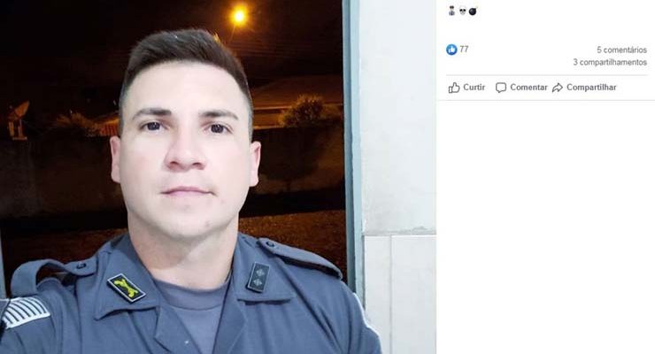 Tenente da Polícia Militar morre em acidente com viatura em Avaré — Foto: Facebook/Reprodução.