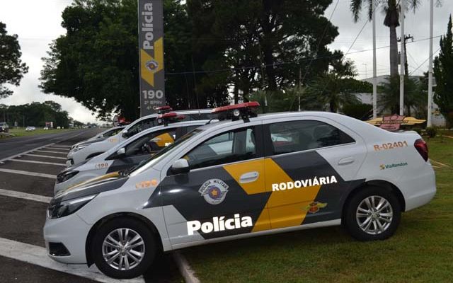 A concessionária ViaRondon entregou no final do ano passado, 31 novas viaturas para  a Policia Militar Rodoviária. Foto: DIVULGAÇÃO