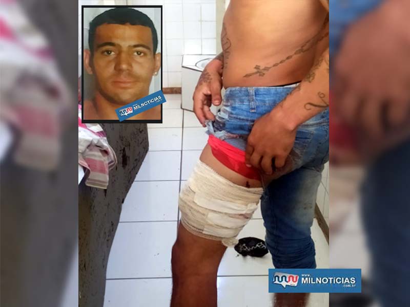 Matheus Reze Gomes, o “Bred”, foi ferido quando reagia a tentativa de abordagem da PM; Foi indiciado por tentativa de homicídio. Foto: DIVULGAÇÃO