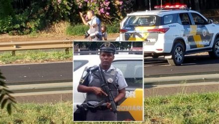 Atropelamento e morto do cabo PM Demétrio aconteceu na terça-feira, 27. Foto: RP10