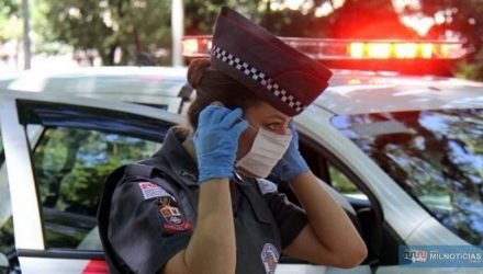 TCO é visto pela PM como forma de combater a disseminação da covid-19. Foto: Divulgação/PMESP