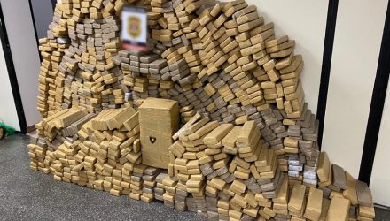 A Polícia Civil aprendeu 1,4 tonelada de maconha na rodovia Engenheiro Ronan Rocha, em Franca. Foto: Polícia Civil